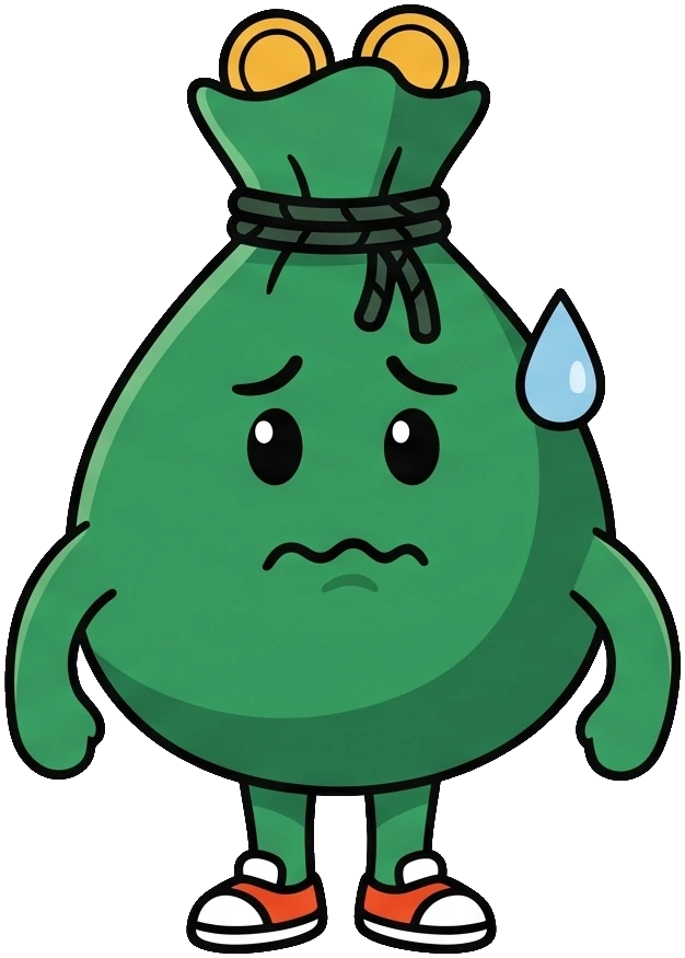 Bags, worried